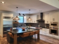 Custom Kitchen with Island Dining